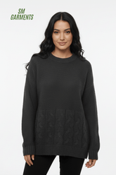 QR OAKRIDGE WOMENS CHUNKY FASHION SWEATER - Smgarment's